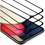 Cadorabo 3x Celozaslonska zaščitna folija, združljiva z Samsung Galaxy A02s - Zaščitna folija v transparentno s čarno - 3-pack Kaljeno steklo za zaščito zaslona s trdoto 9H in 3D dotikom, (20553144) Cene
