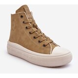 Big Star Women's Zip-Up Insulated Sneakers Camel | shoptok.hr