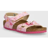 Birkenstock Otroški sandali Colorado K BFDD roza barva