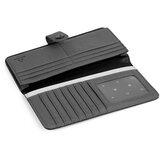 Vuch Women's Leather Zip Wallet Black and Grey Florience | Shoptok.si