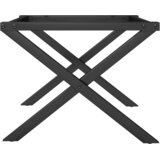  Noge za stolić za kavu s X-oblikom 60x40x38 cm čelik | shoptok.hr