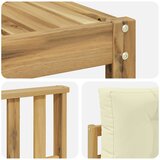 Set vanjskih sofa 7 kom. Bijela i krem | shoptok.hr