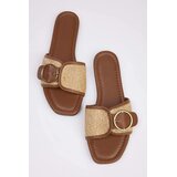 Trendyol Shoes ženske papuče Takss25Te00064, smeđe | Eponuda.com