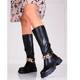SHELOVET Women's boots with chain made of eco leather Cijene
