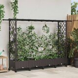  Povišeni krevet s mrežom i krovom Smeđa 203 x 40 x 127 cm PP | Eponuda.com