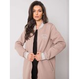 RUE PARIS Sweatshirt-RV-BL-7350.28-dark beige | Shoptok.si
