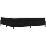  boxspring postelja z vzmetnico, tkanina, črna, 200×200 cm | Shoptok.si