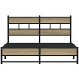 Metalni okvir kreveta bez madraca boja hrasta sonome 140x200 cm | shoptok.hr