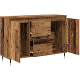  Komoda s vratima i ladicama staro drvo 101 5x35x70 cm | shoptok.hr