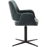 Emilio Belluti NASLANJAČ, kovina, tekstil modra | Shoptok.si