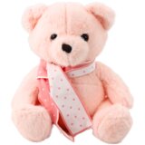  igračka medo s odvojivim šalom 35cm - rozi | Shoptok.si