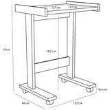 Hübsch Stranska mizica v hrastovem dekorju 35x48 cm Less – | Shoptok.si