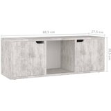 TV ormarić boja betona 88,5 x 27,5 x 30,5 konstruirano drvo | shoptok.hr