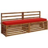  Jastučić za klupu SOEST 100% poliester Crvena 180 x 40 x 8 cm Slike