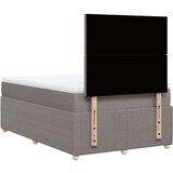 vidaXL Box spring postelja z vzmetnico taupe 120x200 cm blago, (21307896) | Shoptok.si