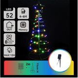 Aigostar LED solarna božićna dekoracija LED/0,26W/3,7V 75cm IP65 višebojna Cene