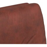  Blagovačke stolice s kotačima 2 pcs Sjajna smeđa Umjetna koža | shoptok.hr