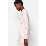 Trendyol Powder Heart Knitted Pajamas Set | shoptok.hr