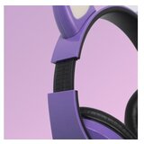  Cat Ear Bluetooth slušalice ljubičaste | ePonuda.com
