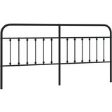 vidaXL Kovinsko posteljno vzglavje črno 193 cm, (20933359) Cene