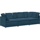  Modularna sofa s jastucima, plava baršunasta | shoptok.hr