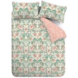 Catherine Lansfield Zelena/ružičasta posteljina za bračni krevet/za produženi krevet 230x220 cm Clarence Floral – | shoptok.hr