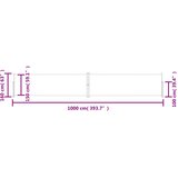  Uvlačiva bočna tenda smeđa 160 x 1000 cm | shoptok.hr