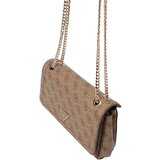 Guess Torba za čez ramo 'NOELLE' temno bež / rjava / zlata / črna | Shoptok.si