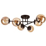  Plafonski luster MALENA 6xE14/5W/230V smeđa/dimljeno bež | Eponuda.com