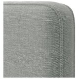 Micadoni Svijetlo sivi tapecirani bračni krevet s podnicom 140x200 cm Eda – | shoptok.hr