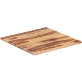 vidaXL Stolna ploča od masivnog drva šišama 25 - 27 mm 80 x 80 cm | shoptok.hr