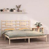 Maison Chic Posteljni okvir - Dvoposteljna postelja - Zakonska postelja iz trdnega lesa 200x200 cm-J5171, (21774477) | Shoptok.si