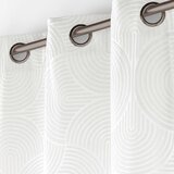 Douceur d intérieur Bijela zavjesa od samta 135x260 cm Eva – | shoptok.hr