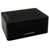 LC Power LC-DOCK-C, External USB 3.1 Gen2 Type-C 2x 2.5/3.5 HDD/SSD docking station | ePonuda.com