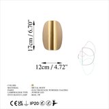 Opviq lights LED zidna lampa u zlatnoj boji Heybe – | shoptok.hr