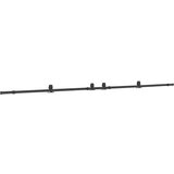 vidaXL Pribor za klizna vrata 183 cm čelični crni | shoptok.hr