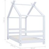  Za dječji krevet od masivne borovine bijeli 70 x 140 cm | shoptok.hr