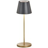 Fischer & Honsel Črna/v zlati barvi LED namizna svetilka s kovinskim senčilom (višina 34 cm) Cosenza – Cene