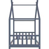  Za dječji krevet od masivne borovine sivi 90 x 200 cm | shoptok.hr