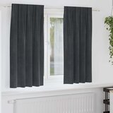  Zavjese za zamračivanje 2 pcs Svijetlo siva 140 x 175 cm Baršun | shoptok.hr