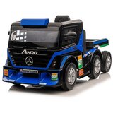  kamion licencirani kamion Axor sa prikolicom na akumulator 283 Mercedes Benz sa mekim gumama i kožnim sedištem - plavi cene