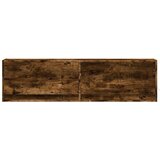 vidaXL Zidni TV ormarić LED boja dimljenog hrasta 140x31x38 cm | shoptok.hr