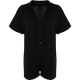Trendyol Jumpsuit - Black - Relaxed fit Cene