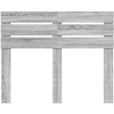  Uzglavlje s uzglavljem Siva Sonoma 135 cm Konstruirano drvo | shoptok.hr