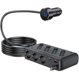 INF 3-v-1 avtopolnilec z 142W, PD45W, digitalnim prikazom in 65cm kablom, (5000505612) Cene