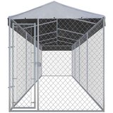  Vanjski kavez za pse s krovom 760 x 190 x 225 m | shoptok.hr