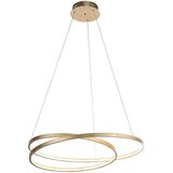 PAUL NEUHAUS Dizajn viseča svetilka zlata 72 cm z LED zatemnitvijo - Rowan Cene