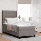  s opruga kutije Sivo-smeđa 190 x 90 cm tkanina | shoptok.hr