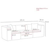 Atelier Del Sofa sofa sa 3 sedišta raks brown | Eponuda.com