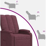  Fotelja s nagibom Ljubičasta Tkanina | shoptok.hr